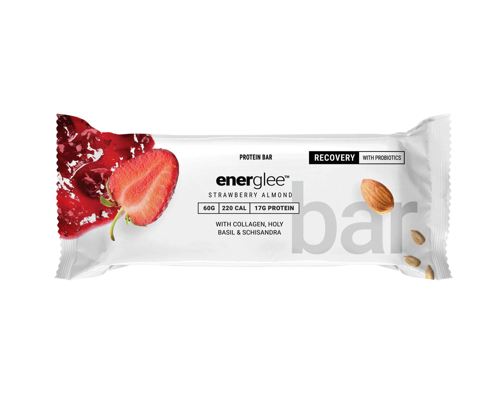 Strawberry Almond Recovery Protein Bar