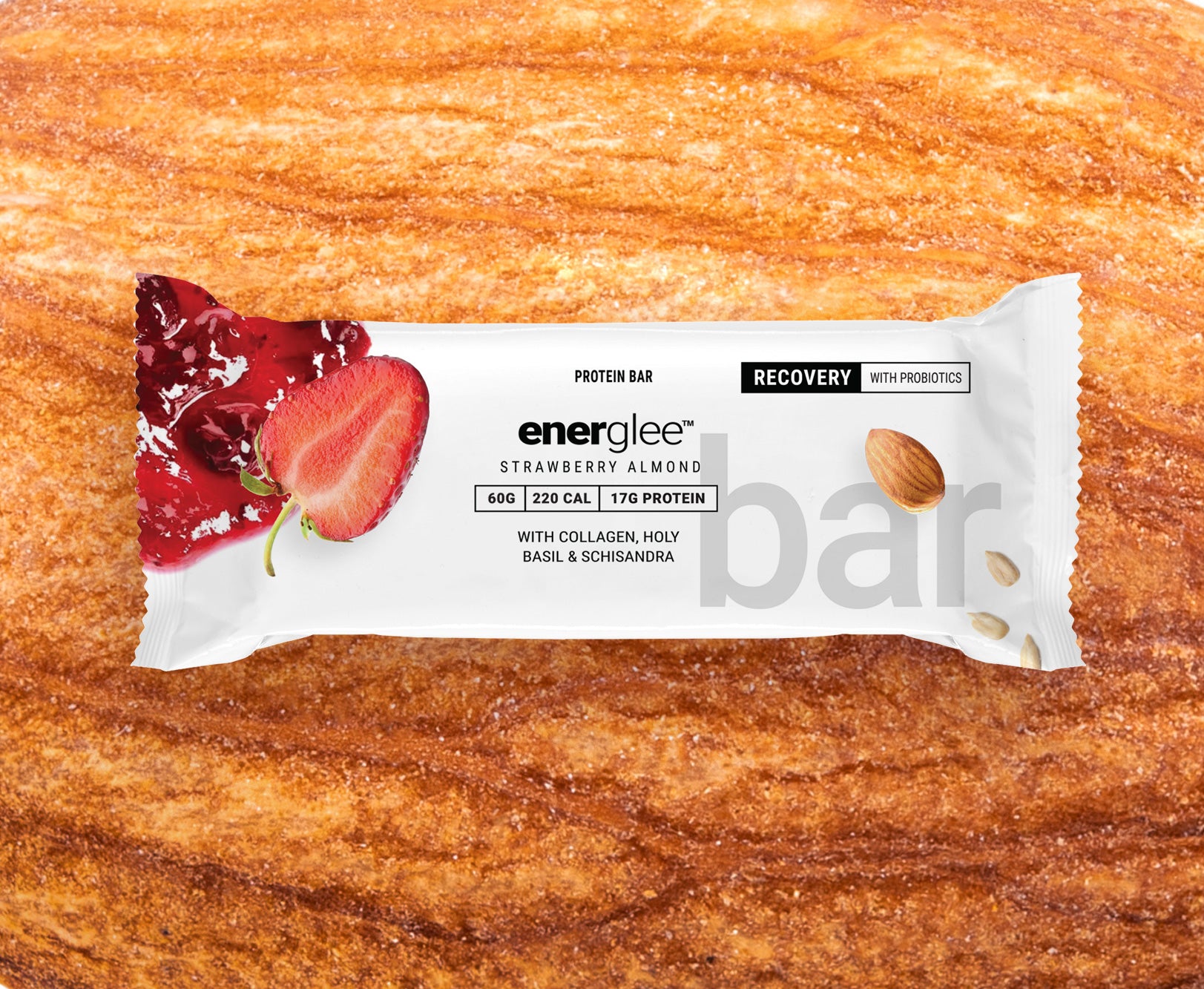 Strawberry Almond Recovery Protein Bar